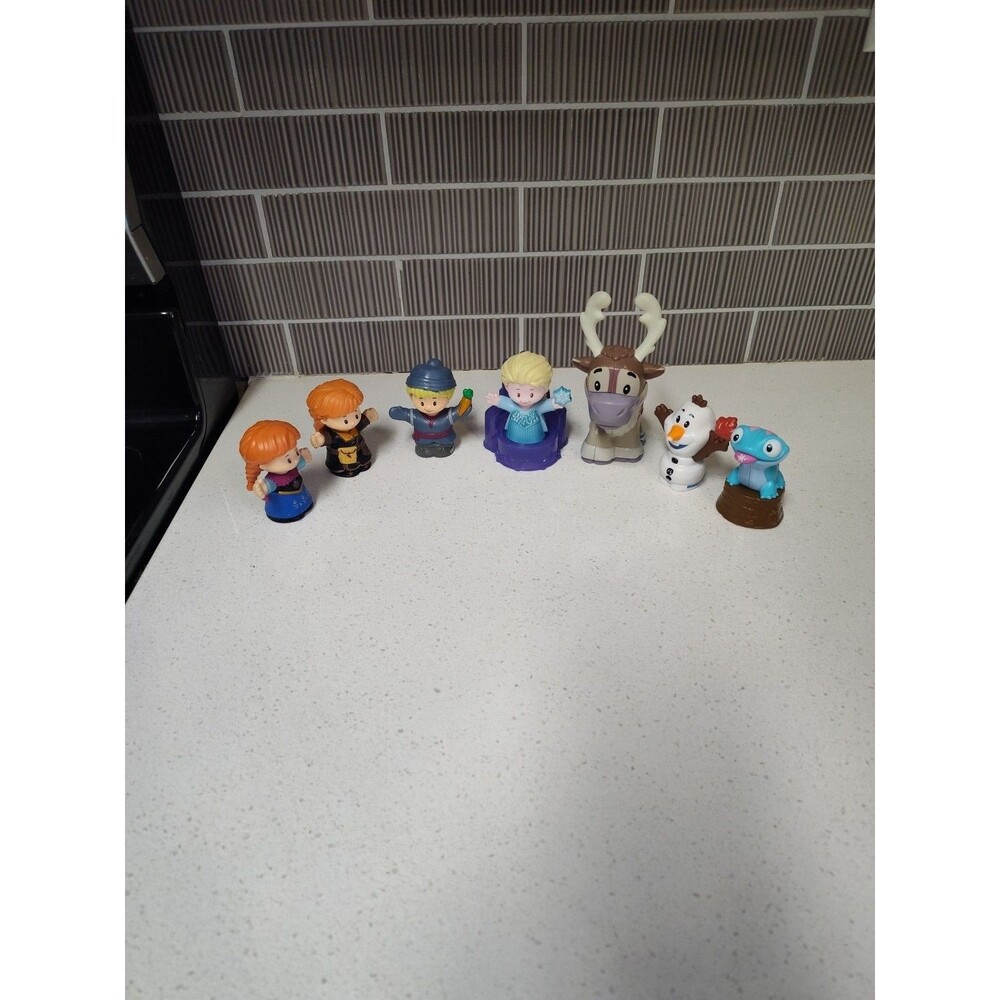 Fisher Price Little People Disney Frozen  Sven Olaf Elsa Anna Kristoff Bruni